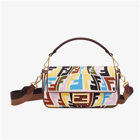 fendi baguette multicolor bag|fendi flat baguette crossbody bag.